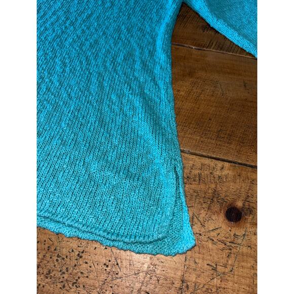Tommy Bahama Womens Blue Teal 3/4 Sleeve Pullover Beach Coverup Sweater Size XL - Picture 4 of 8
